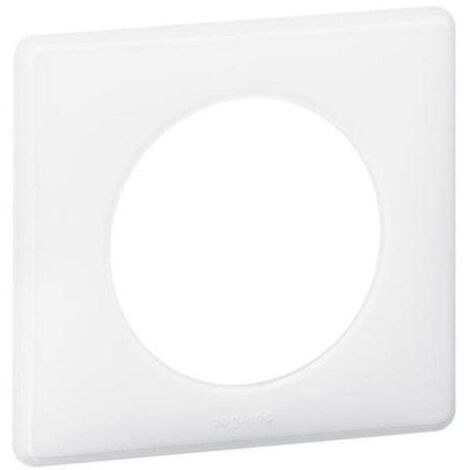 Plaque Céliane Laqué 1 poste - finition Blanc - 066631