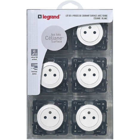 Lot De Pièces Legrand – Prises électriques En Boîte Et En Vrac (occasion)