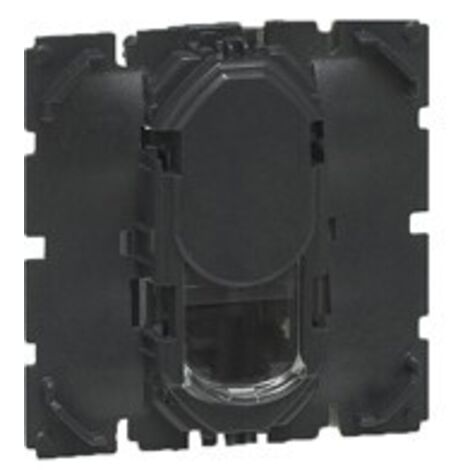 LEGRAND CÉLIANE PRISE RJ45 CATÉGORIE 6A STP ANTHRACITE AVEC BLINDAGE MÉTALLIQUE - 067346