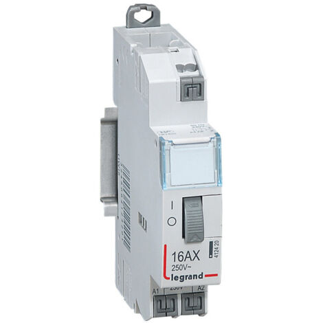 Télérupteur CX³ standard avec bornes automatiques 1P 16A 250V contact 1F - tension commande 230V - 1 module