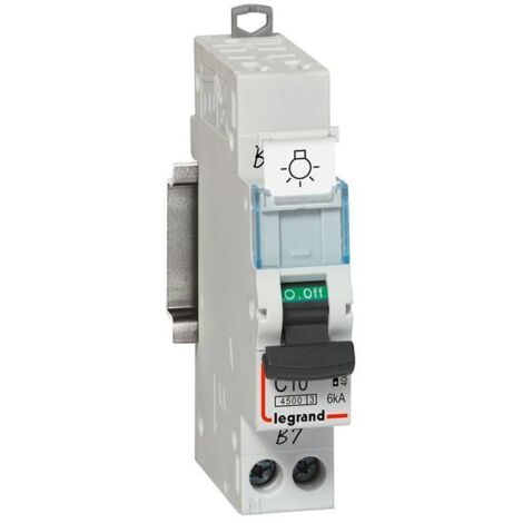 Legrand – Disjoncteur tripolaire 40A – Courbe C 6kA – Connexion par bornes automatiques – Installation sur rail DIN – Protection circuits électriques