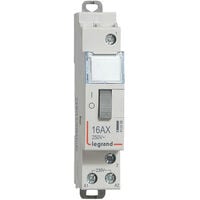 Télérupteur CX³ standard avec bornes à vis 1P 16A 250V contact 1F - tension commande 230V - 1 module