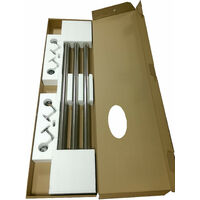 Rothley Stainless Steel Polished Finish Handrail Kit 3.6M x 40mm