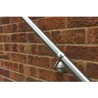 Rothley Stair Handrail Kit Baroque Brushed Stainless Steel 3.6 Metres x 40mm