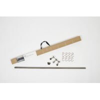 Rothley Easy-Fit Kitchen Utensil Rail Kit Antique Brass 100cm