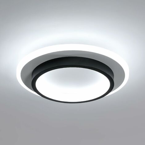 Aiskdan Plafonnier Led Rond Moderne En Acrylique W Lm Diam Tre Cm Luminaire