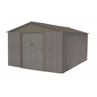 Abri en métal aspect BOIS VIEILLI - 13,5 m²