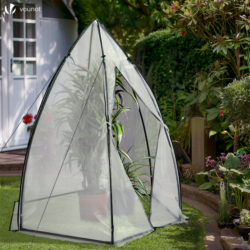 Serre Tunnel De Jardin - Protection Contre Vent, Pluie, Soleil, Dimensions ~300x45x45 Cm, Facile à Monter, Pour Balcon Ou Potager
