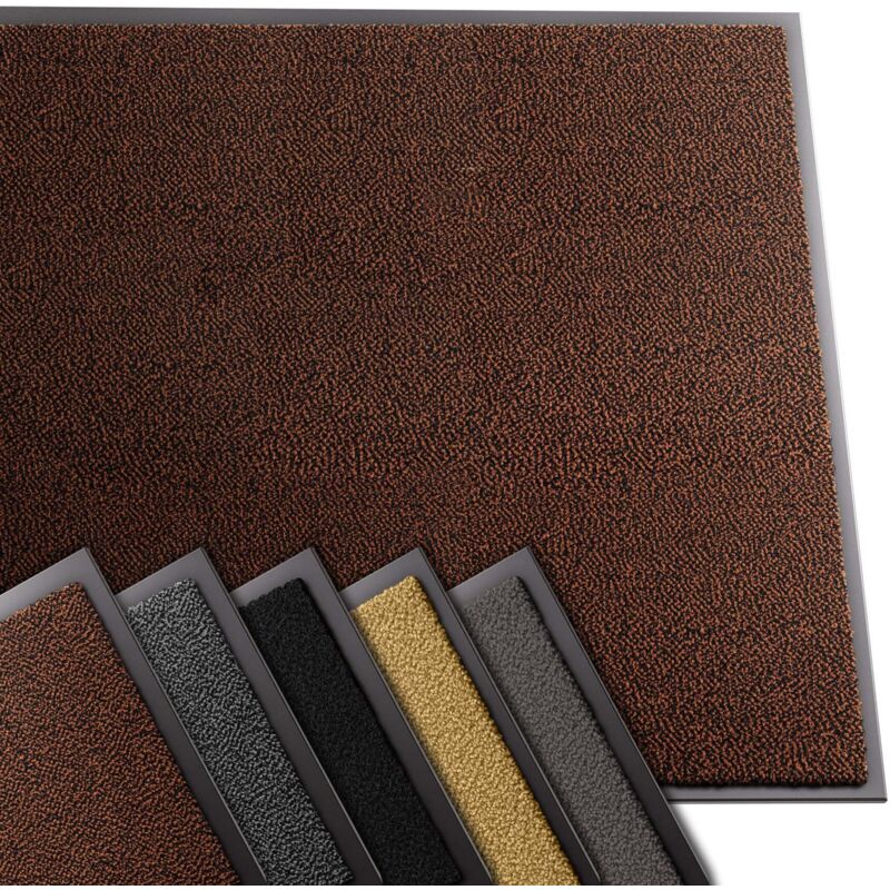 Paillasson Coco Naturel 40x60 Cm – Fibres De Noix De Coco Épaisses 2,4 Cm Antidérapant Intérieur Extérieur