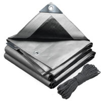 Bâche De Protection NOOR - 3x4 M, Vert, 140 G/m², Avec œillets Renforcés, Pour Jardin/camping