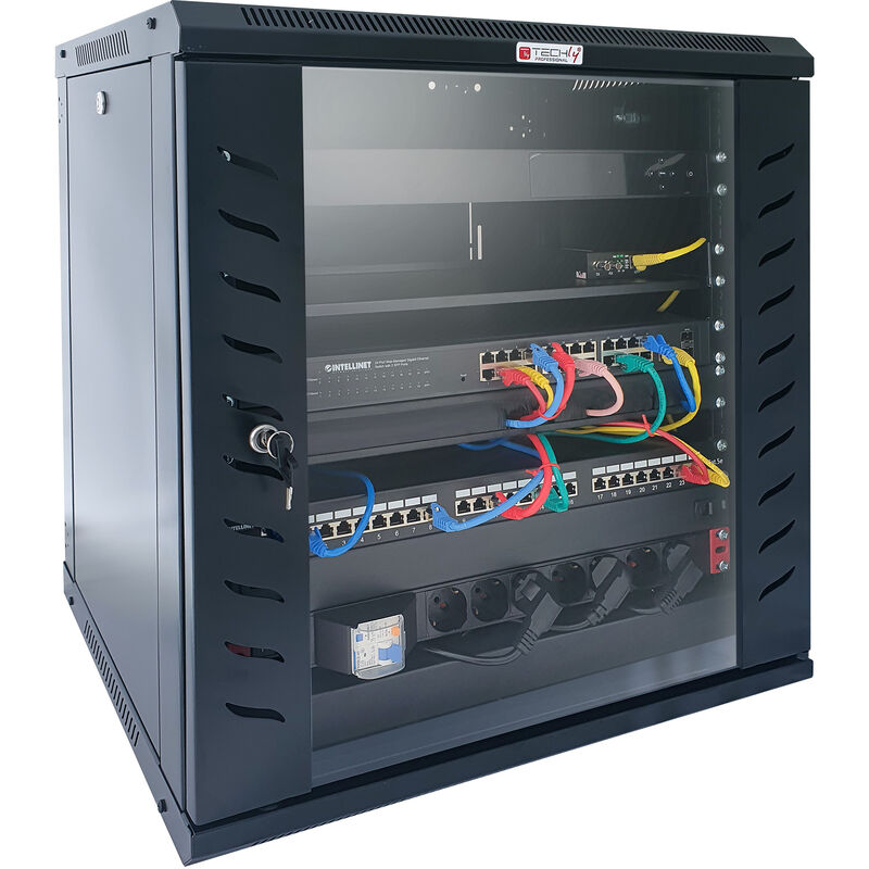 Armadio Rack 19'' 800x800 32 Unità Nero serie Easynet - Techly