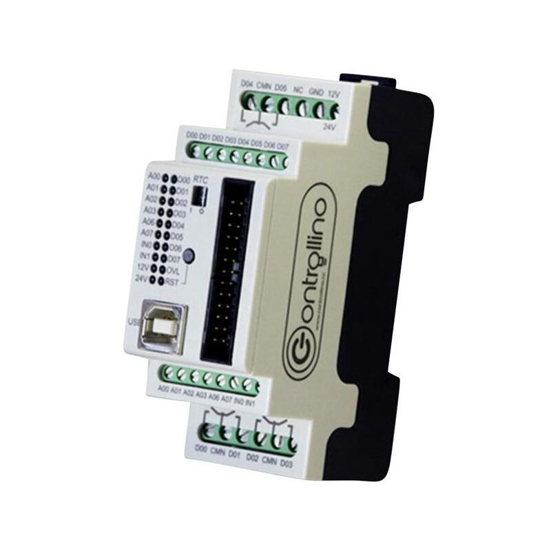 Modulo Di Controllo PLC Mini Pure - 12V/24V DC, Compatibile Con Arduino, Per Domotica E Industria
