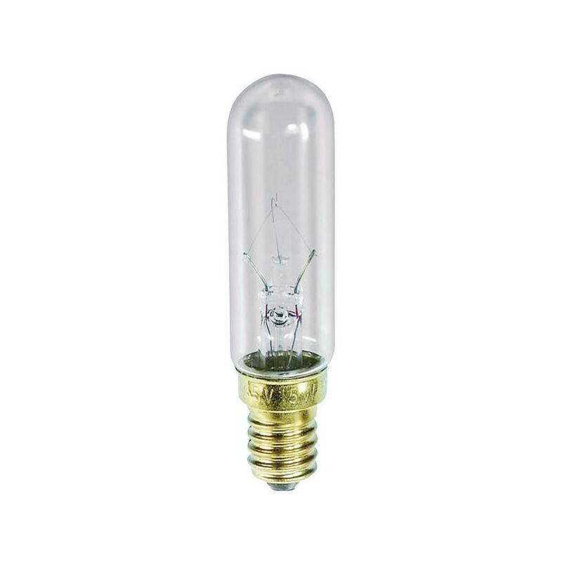 Barthelme 00721315 Mini lampadina tubolare 130 V 15 W E14 Trasparente 1 pz.