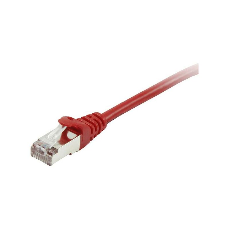 Equip 605527 RJ45 Cavo di rete, cavo patch CAT 6 S/FTP 0.50 m Rosso  contatti connettore dorati 1 pz.