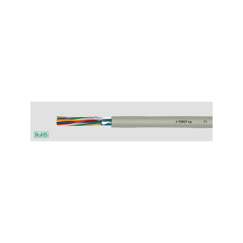 Helukabel 33002 Cavo per telefono J-Y(ST)Y 3 x 2 x 0.60 mm² Grigio 100