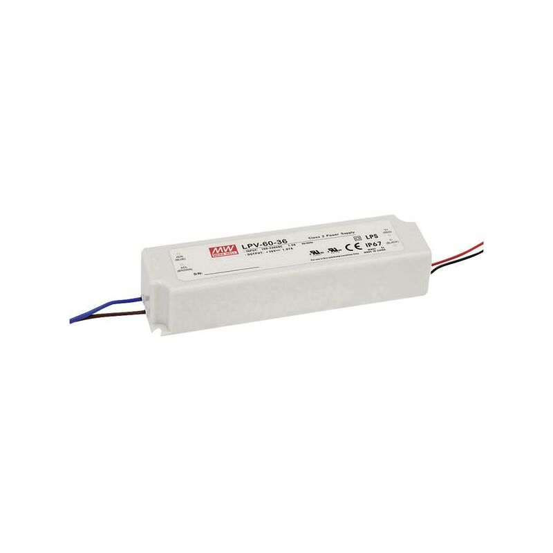 Alimentatore LED tensione e corrente costante 7,2W 350mA 24Vcc IP20 TECNEL  