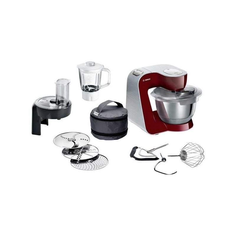 robot da cucina multifunzione 5,5l 1500w rosso - bat-1519bm