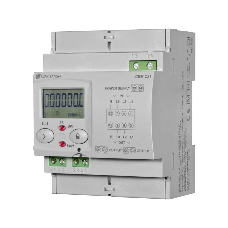 Contatore di energia elettrica multifunzione monofase DDM15SD 220V/50Hz  5-80A, SOEKAVIA