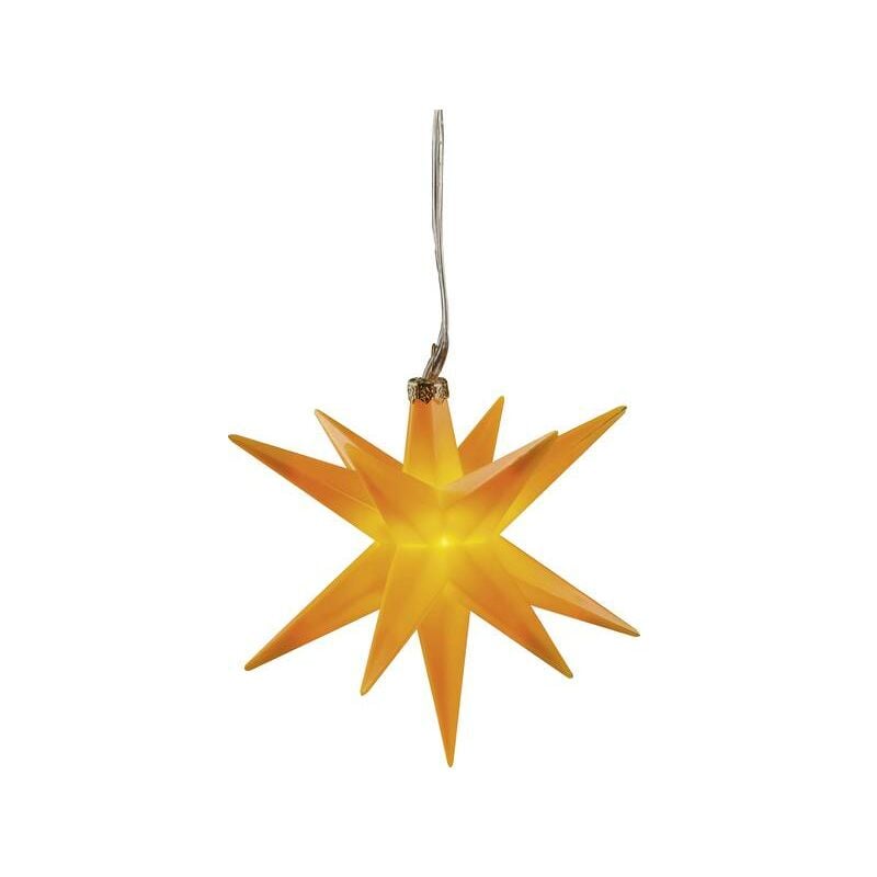 HGD CW62-1006 Stella di natale LED Bianco caldo LED (monocolore) Giallo  Temporizzate