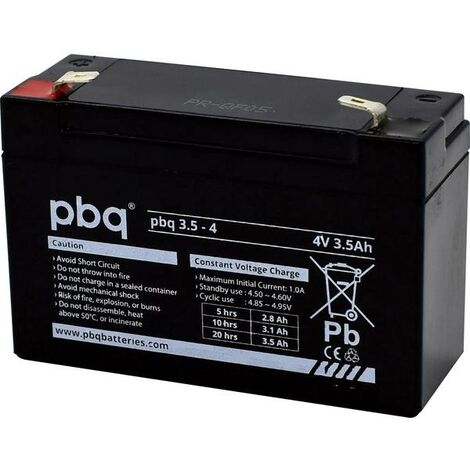 Batteria al Piombo 4V 3 Ah PLUS Ricaricabile -EXTRACELL - System Shop