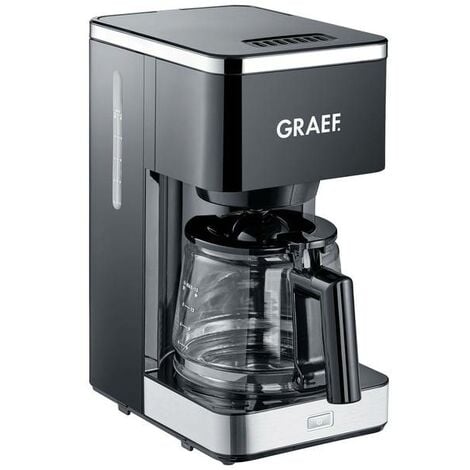 Graef FK 402 Macchina per il caffè Nero Capacità tazze10 Caraffa in vetro,  Funzione mantenimento calore