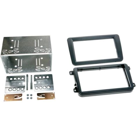 ACV Mascherina Adattatore Doppio DIN Per Skoda Octavia II (2004-2013) – Colore Nero - 2