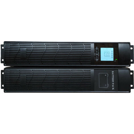 TECHLY PROFESSIONAL Gruppo di Continuità UPS 3000VA 2700W OnLine  Doppia Conversione Tower/Rack con Batterie Hot