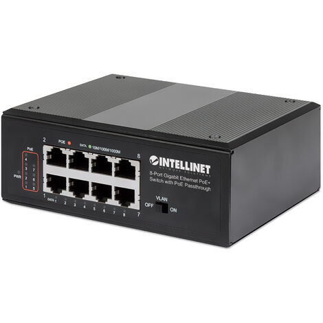 SWITCH 8 PORTE LAN GIGABIT CON ALIMENTATORE ESTERNO