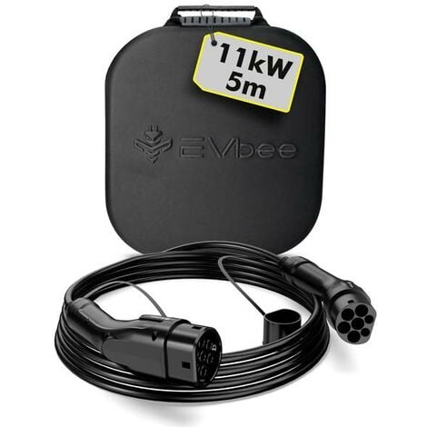 Vhbw cavo di ricarica tipo 2-tipo 2 compatibile con Volvo XC90 Recharge auto  elettrica - Cavo, monofase, 32 A, 7 kW, 10 m