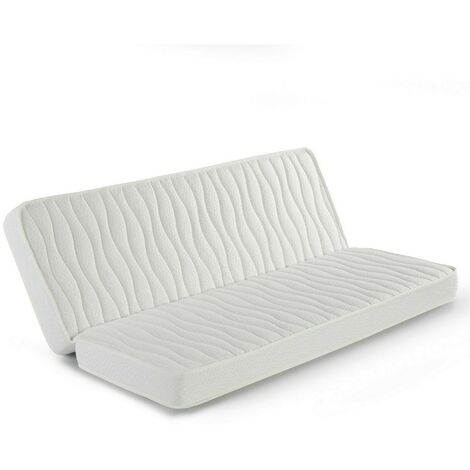 Matratze Clic clac 130x200 cm für Schlafsofa, 13 cm Höhe, Stretchgewebe mit Sicherheitsrand