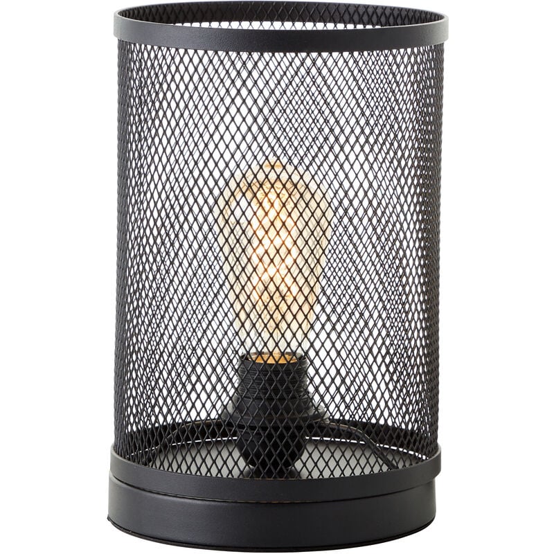 Brilliant Lampe Maze Tischleuchte korund 60 W 18cm Aluminium A60, 1x E27, schwarz schwarz