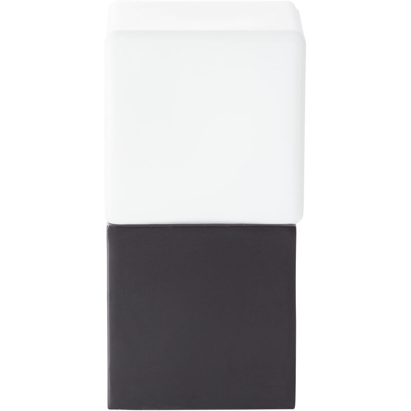 Metall/Kunststoff Brilliant Lampe Tischleuchte Twisty 33 schwarz/weiß 11cm schwarz 1x QT14, W G9,