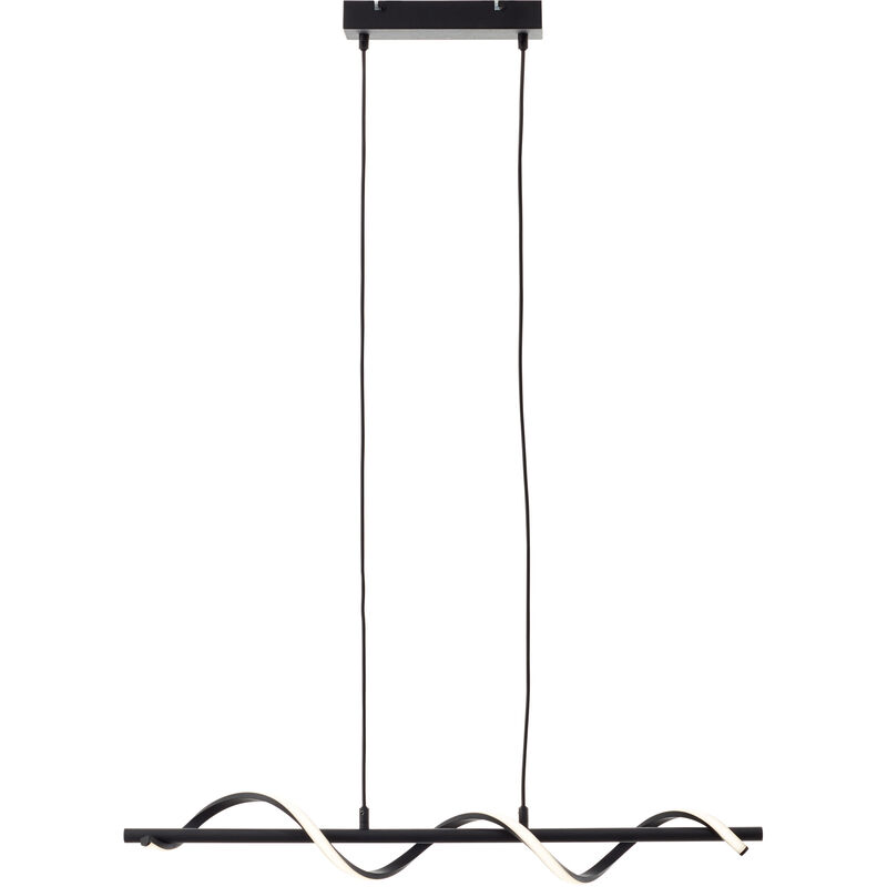 Brilliant Lampe Eunice schwarz schwarz matt LED Pendelleuchte W 22 LED integriert
