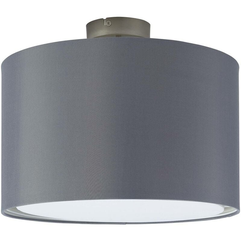 BRILLIANT Lampe Clarie Deckenleuchte 40cm eisen/grau 1x A60, E27, 60W,  geeignet für Normallampen (nicht enthalten) Für LED-Leuchtmittel geeignet