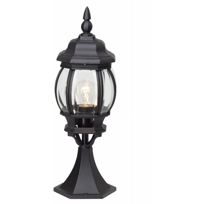 BRILLIANT Lampe enthalten) schwarz IP-Schutzart: - für 60W, 23 Normallampen 50cm Außensockelleuchte 1x A60, geeignet E27, (nicht Istria regengeschützt