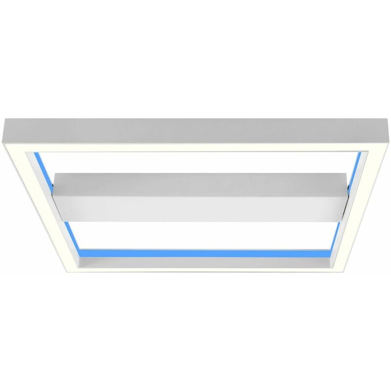 38W 50x50cm Icarus 2700-6200K), Wand- LED (2660lm, A Deckenleuchte BRILLIANT und 1x LED integriert, Lampe, sand/weiß, Metall/Kunststoff,