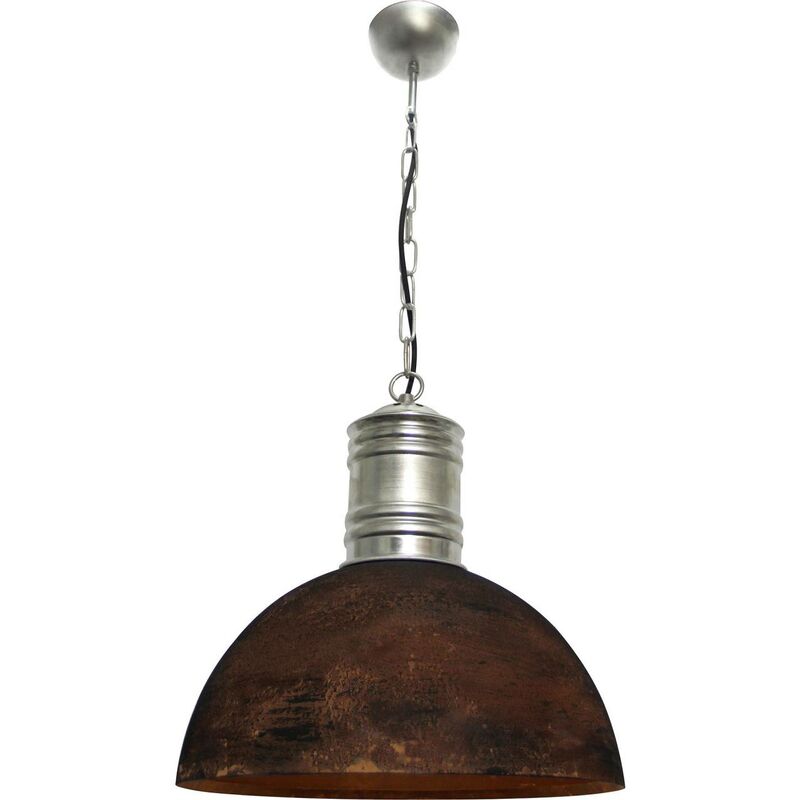 BRILLIANT Lampe Frieda Pendelleuchte 41cm rostfarbend 1x A60, E27, 60W,  geeignet für Normallampen (nicht enthalten) Kette ist kürzbar