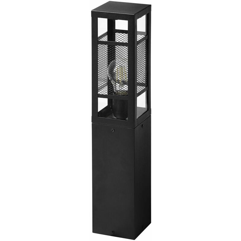 Lampe, Außensockelleuchte 40W,Normallampen 1x BRILLIANT 50cm E27, enthalten) A60, (nicht schwarz, Getta Metall/Kunststoff,