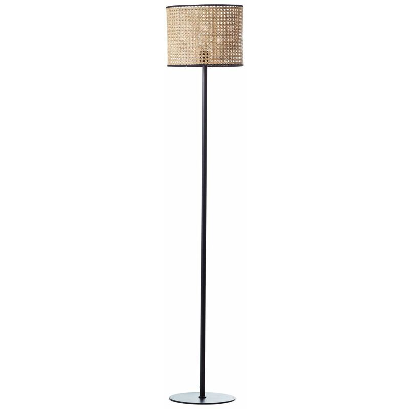 BRILLIANT Lampe Wiley Standleuchte Normallampen E27, 60W, 1x Fußschalter enthalten) Mit geeignet für (nicht A60, 1flg rattan