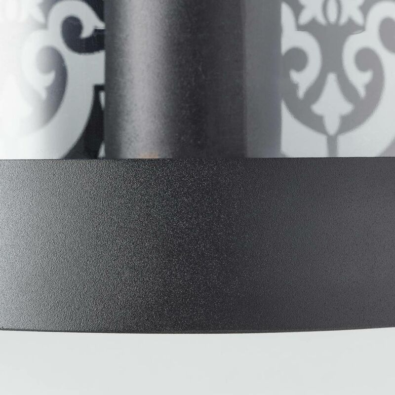 BRILLIANT Lampe Lison Außenwandleuchte schwarz geeignet 1x (nicht IP-Schutzart: Normallampen - für 40W, enthalten) E27, 44 spritzwassergeschützt A60