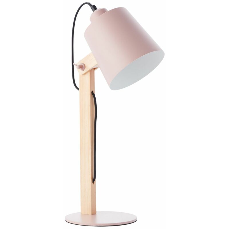 BRILLIANT Lampe Swivel Tischleuchte rosa matt 1x A60, E27, 30W, geeignet  für Normallampen (nicht enthalten) Mit Schnurzwischenschalter