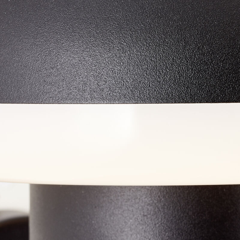 Brilliant Ilton LED Außenwandleuchte sand W Edelstahl/Kunststoff, 9 (Lichtstrom: 1x Lichtfarbe: 1100lm, integriert, LED 3000K) schwarz, 