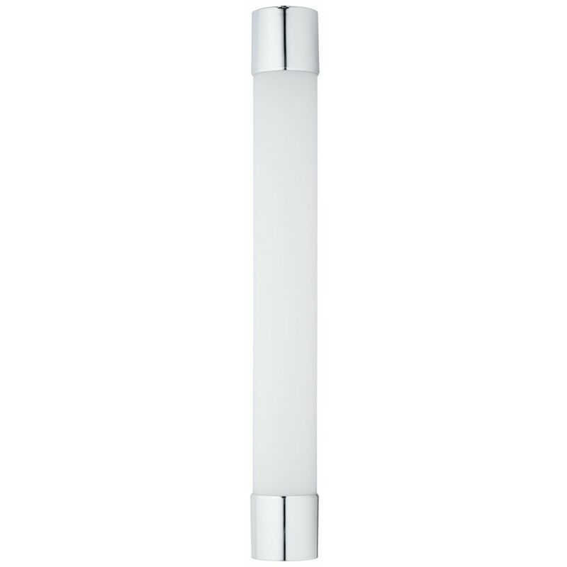 BRILLIANT Lampe Horace LED Wandleuchte Steckdose weiß/chrom 1x 10W LED  integriert, (1300lm, 4000K) IP-Schutzart: 54 - spritzwassergeschützt