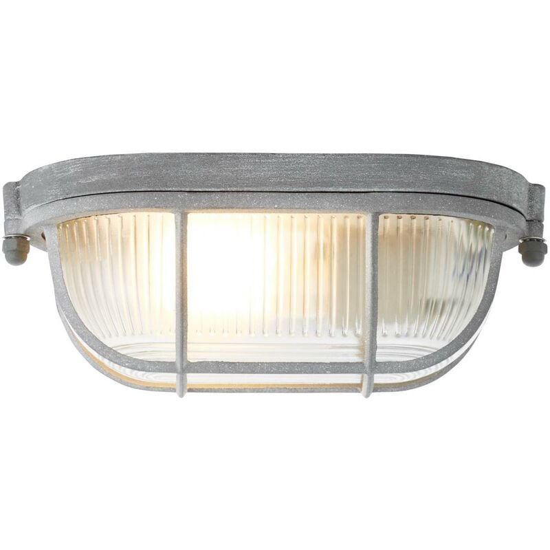 1x Lampe Wand- BRILLIANT LED-Leuchtmittel Beton Normallampen enthalten) E27, für 21cm und geeignet Deckenleuchte geeignet Bobbi (nicht A60, Für grau 40W,