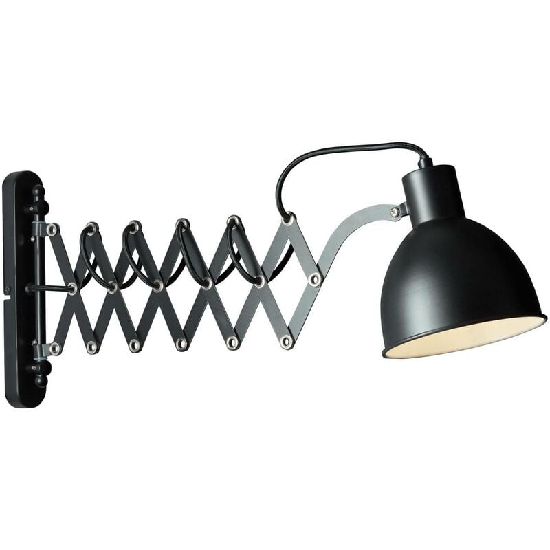 BRILLIANT Lampe Sandra 2 E14, für Tropfenlampen enthalten matt 40W, LED-Leuchtmittel Für 1x schwenkbar D45, nicht schwarz geeignet geeignet Kopf Wandleuchte
