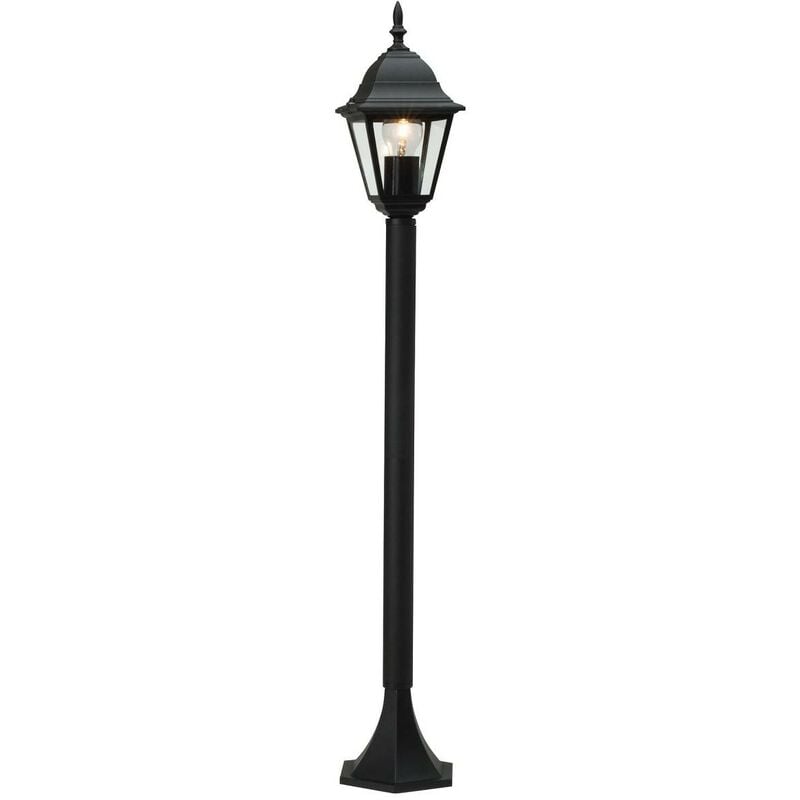 60W, BRILLIANT Newport ent. 23 n. E27, Lampe g.f. Außenstandleuchte IP-Schutzart: 1x schwarz Normallampen - A60,