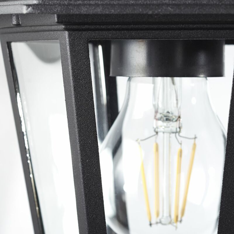 BRILLIANT Carleen Außenwandleuchte hängend schwarz 1x A60, E27, 60W, geeignet  für Normallampen (nicht enthalten) | Wandleuchten