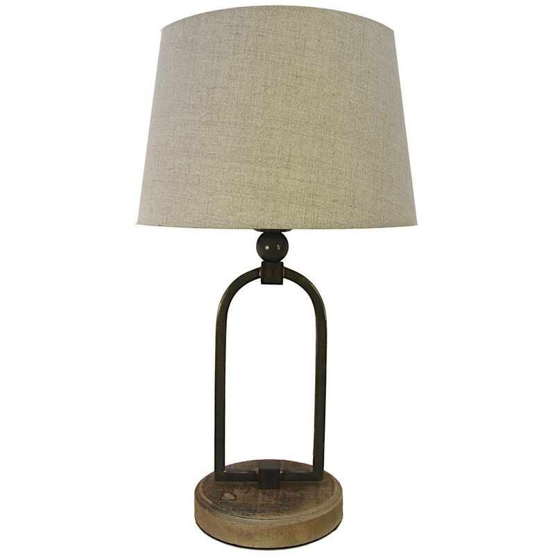 BRILLIANT Lampe 1x im Textilschirm Sora Schnurzwischenschalter g.f. E27, n. Struktur Mit A60, 25cm beige 40W, Tischleuchte ent. Normallampen
