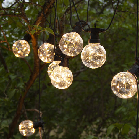 Star Trading LED Lichterkette außen 9,40M Lichterkette Innen mit