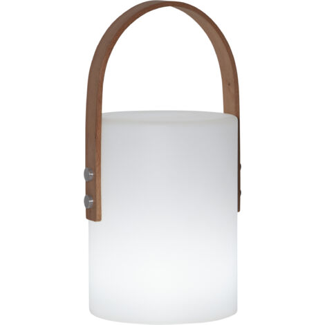 LED Akku-Leuchte ,Lucie', mit Henkel, kabellos, weiß und warmweiß, 34cm (1/5)